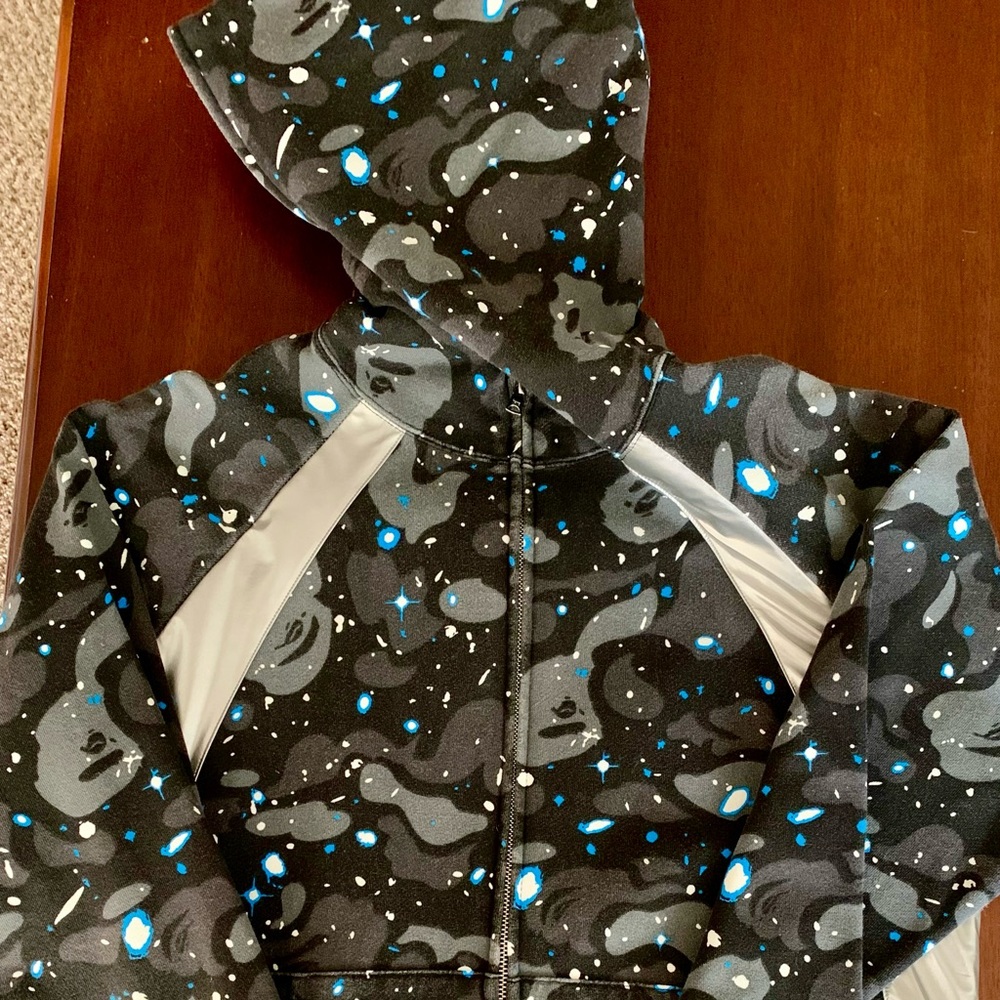 A Bathing ape Space Camo Hoodie